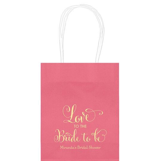 Love To The Bride To Be Mini Twisted Handled Bags